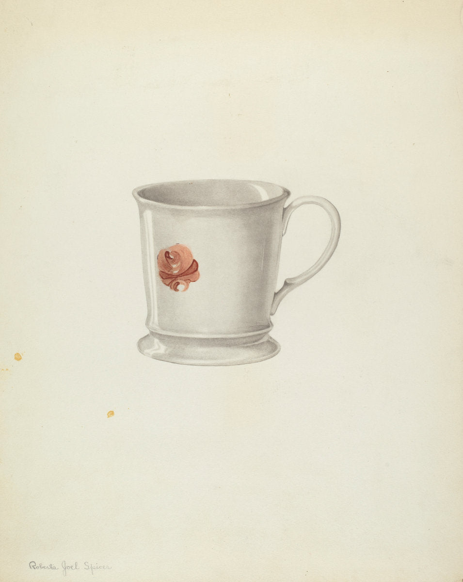 Mug by Roberta Spicer (American, active c. 1935), 16X12"(A3)Poster Print