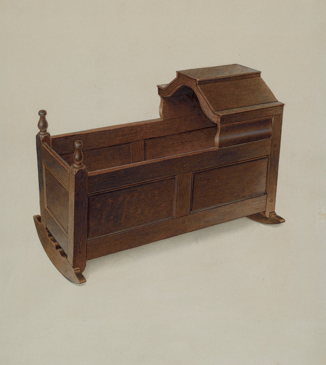 Cradle by Alfred H. Smith (American, active c. 1935), 16X12"(A3)Poster Print