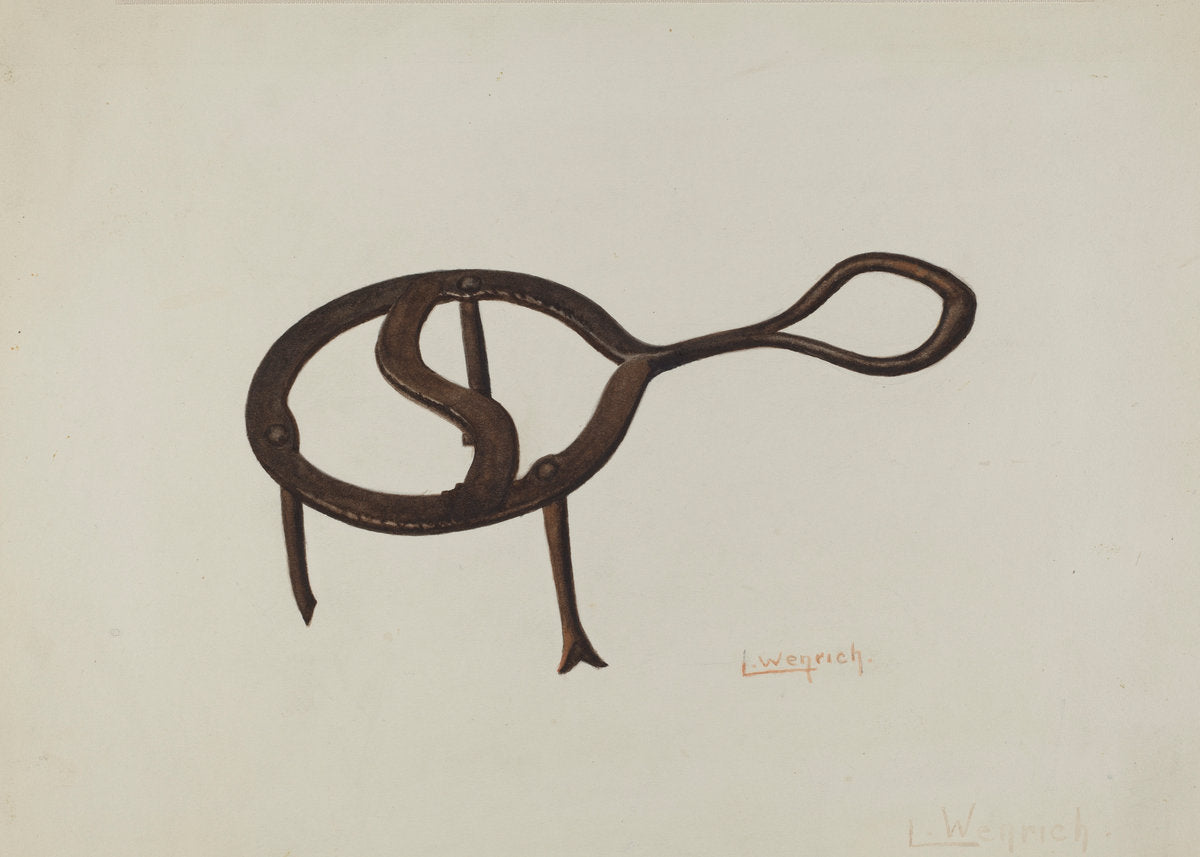 Trivet by Luther D. Wenrich (American, active c. 1935), 16X12"(A3)Poster Print