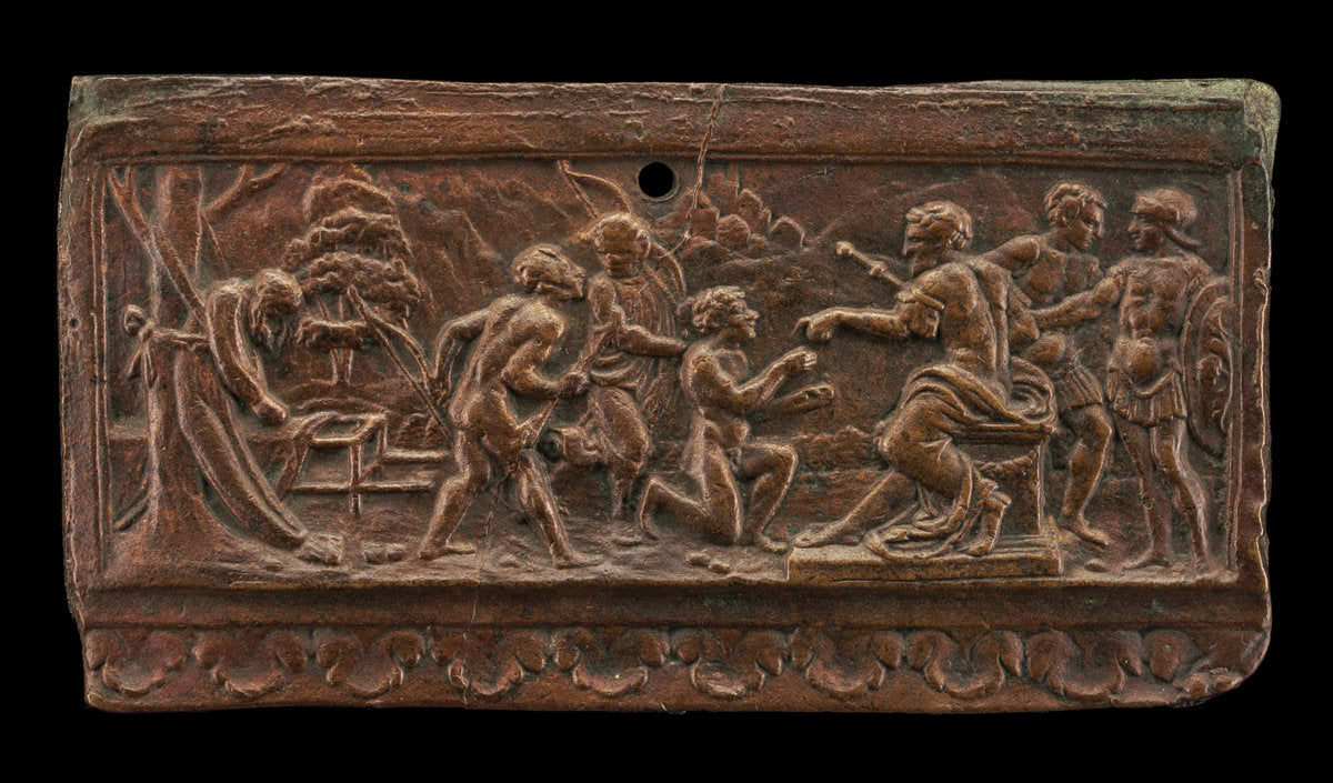 late 15th - early 16th century by North Italian 15th or 16th Century (The Three Sons with their Father's Corpse), 16X12"(A3)Poster Print