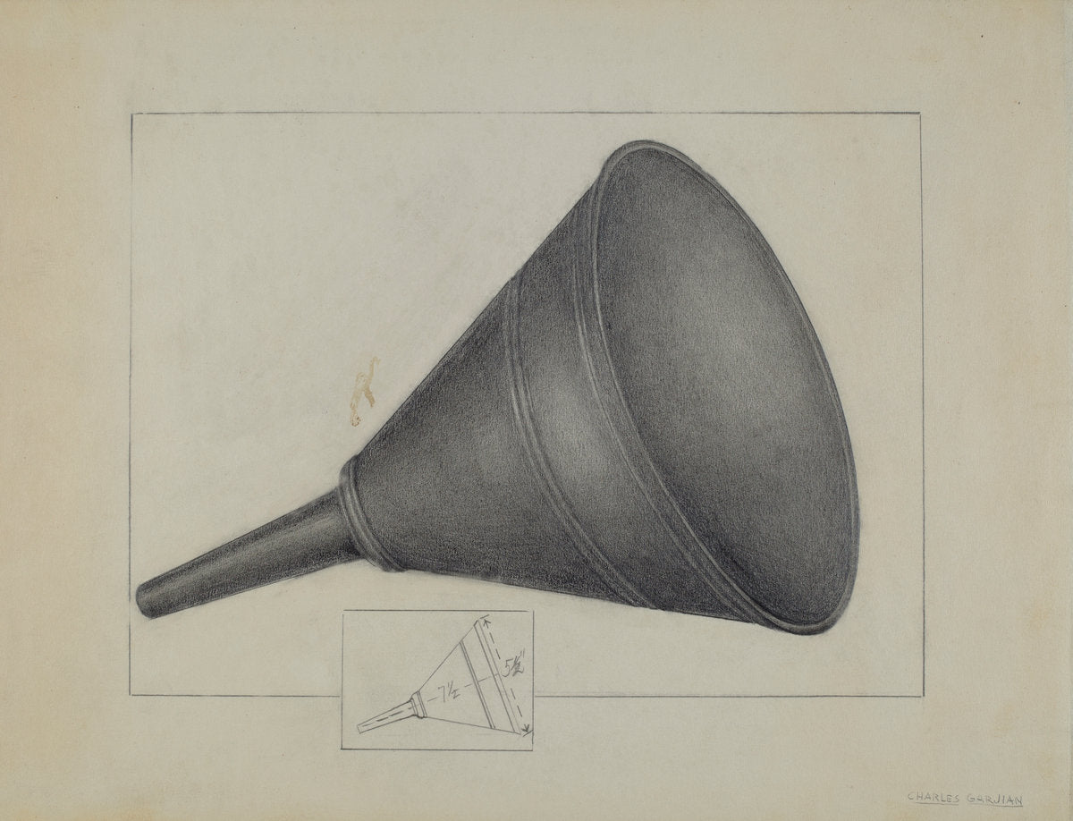 Funnel by Charles Garjian (American, active c. 1935), 16X12"(A3)Poster Print
