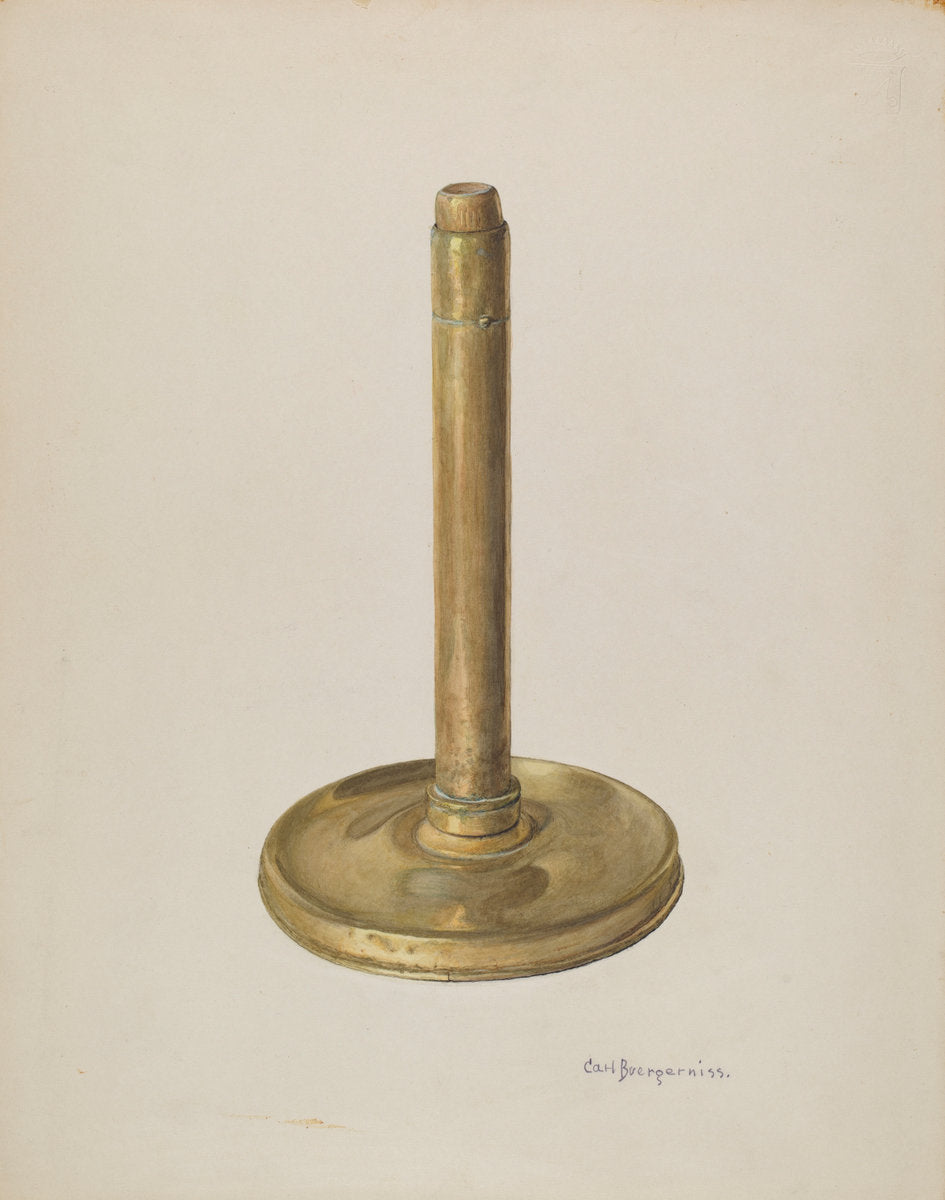 Candlestick by Carl Buergerniss (American, 1877 - 1956), 16X12"(A3)Poster Print