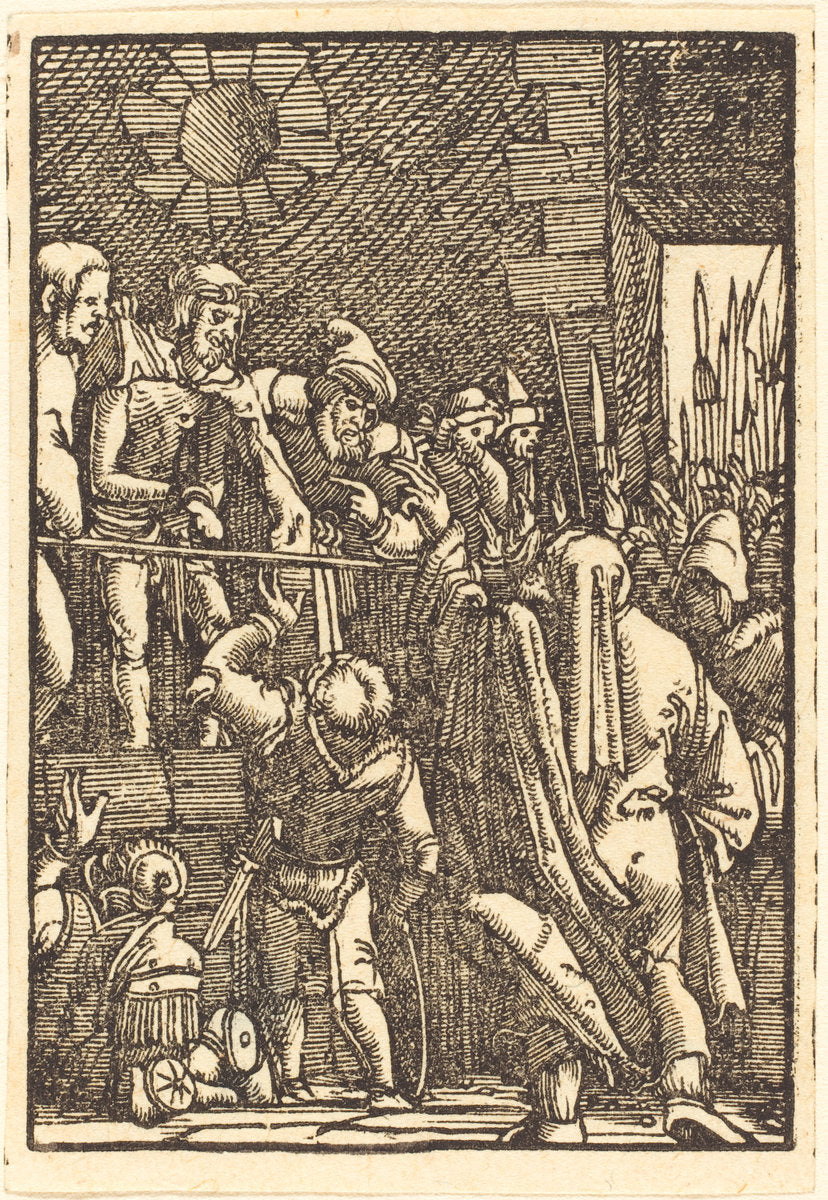 Ecce Homo by Albrecht Altdorfer (German, 1480 or before - 1538), 16X12"(A3)Poster Print