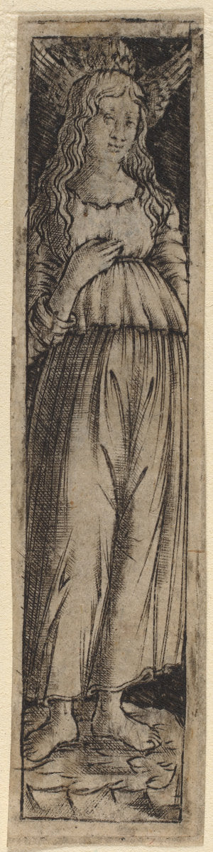 Saint by Attributed to Francesco Francia (Italian, c. 1447 - 1517), 16X12"(A3)Poster Print