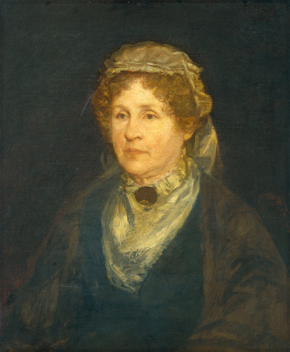 Agnes Gordon Cochran Higginson (Mrs. Stephen Higginson) by George Fuller (American, 1822 - 1884), 16X12"(A3)Poster Print