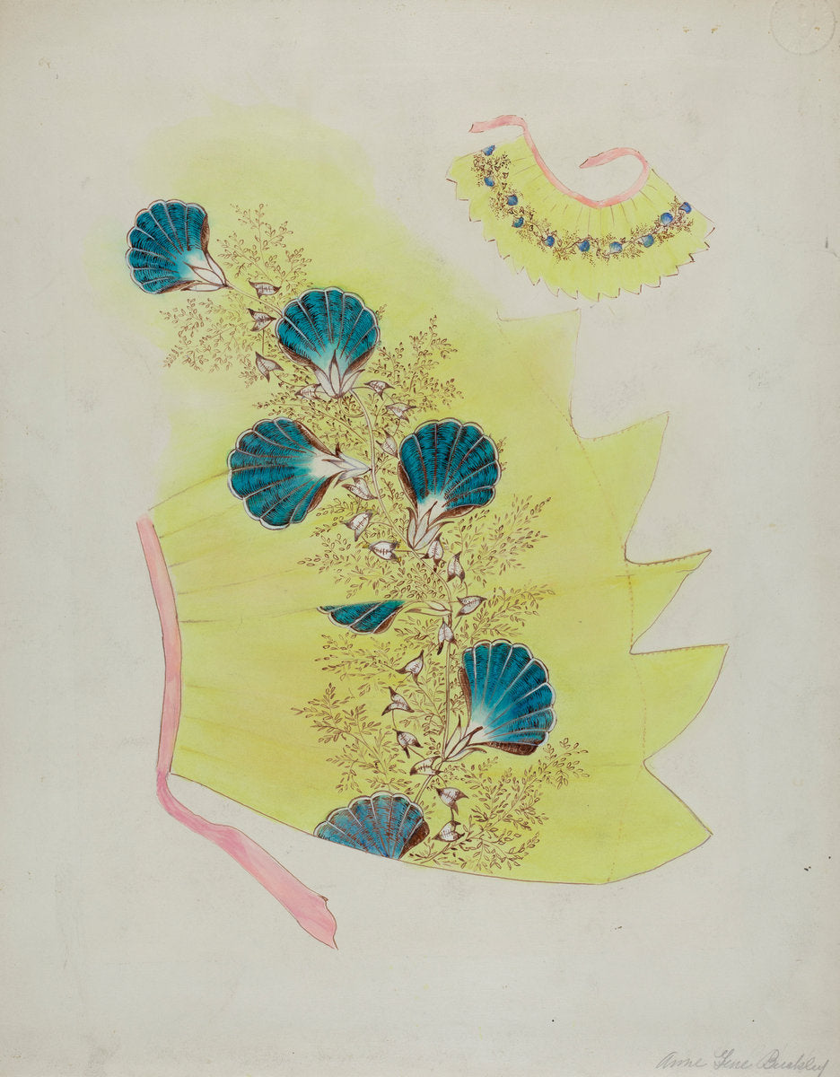 Collar (For Child) by Ann Gene Buckley (American, active c. 1935), 16X12"(A3)Poster Print