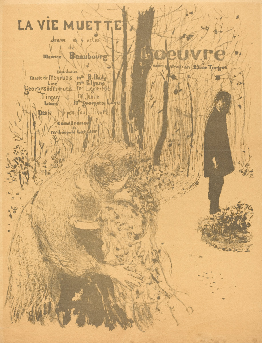 La Vie muette by Edouard Vuillard (French, 1868 - 1940), 16X12"(A3)Poster Print