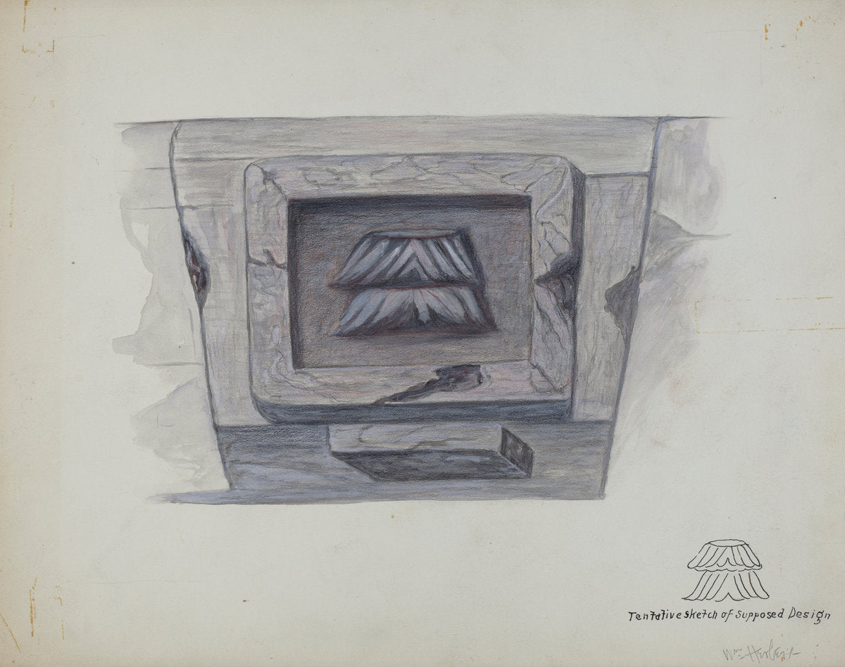 Keystone Design by William Herbert (American, active c. 1935), 16X12"(A3)Poster Print