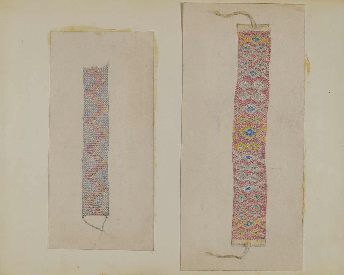 Neck Band by Mary Berner (American, active c. 1935), 16X12"(A3)Poster Print