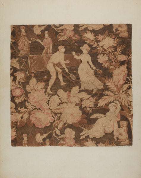 Printed Textile by Dorothy Dwin (American, active c. 1935), 16X12"(A3)Poster Print