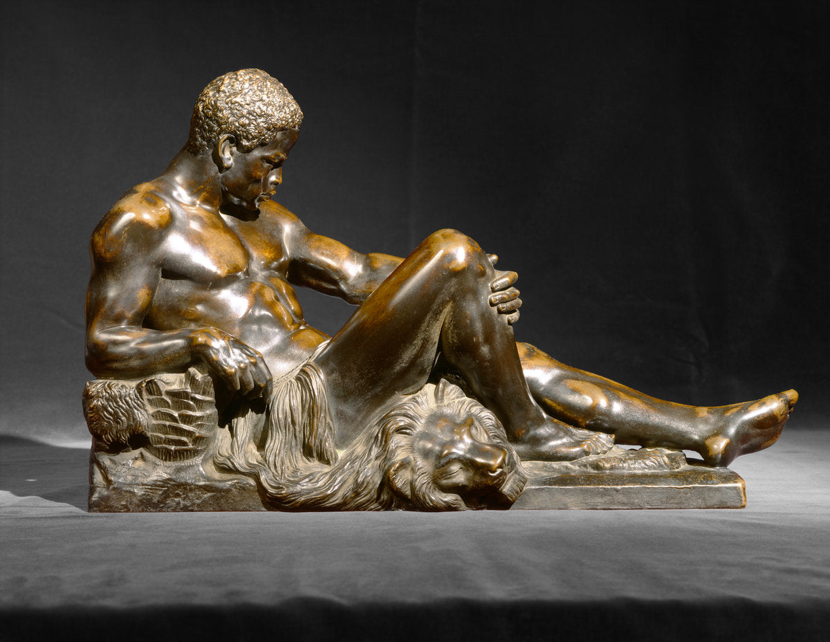 Allegory of Africa by Frédéric-Auguste Bartholdi (French, 1834 - 1904), 16X12"(A3)Poster Print