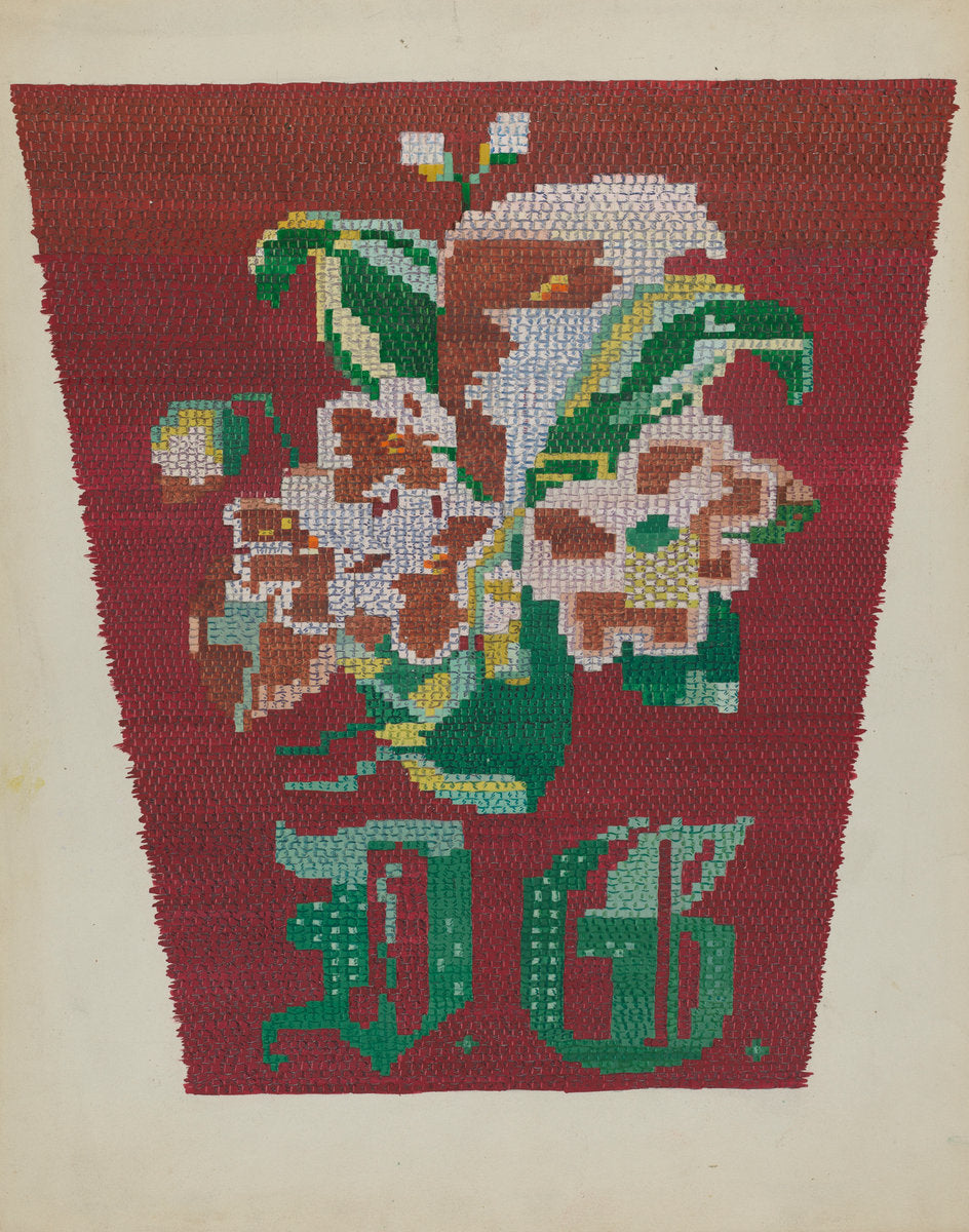Chair Seat by Mabel Ritter (American, active c. 1935), 16X12"(A3)Poster Print