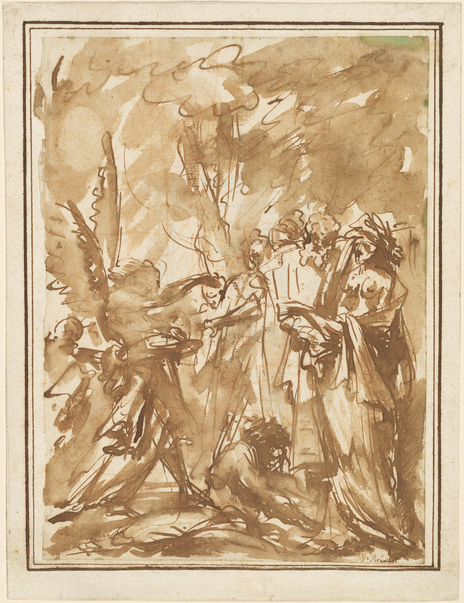 Scherzo with Antique Figures by Giovanni Battista Piranesi (Venetian, 1720 - 1778), 16X12"(A3)Poster Print