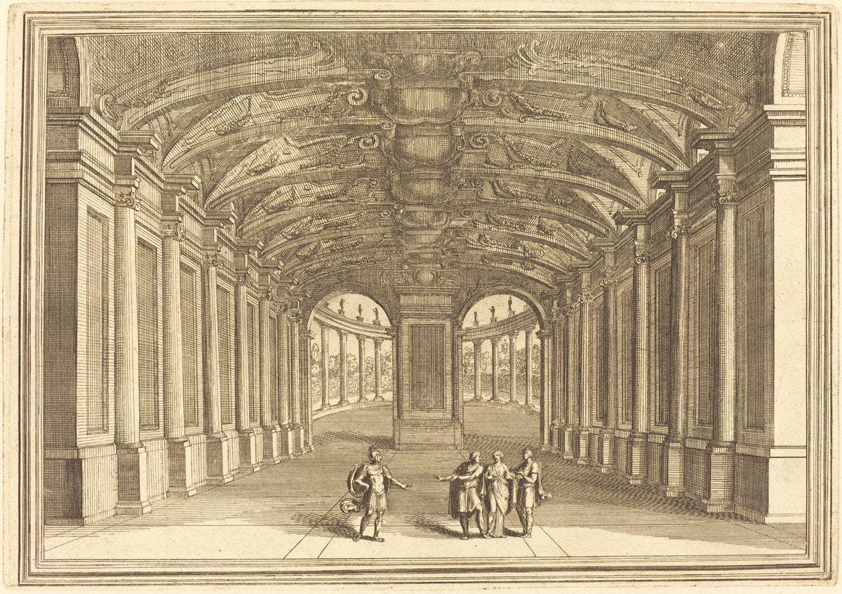 Il Greco in Troia: Plate 10 by Arnold von Westerhout (Flemish, 1651 - 1725), 16X12"(A3)Poster Print