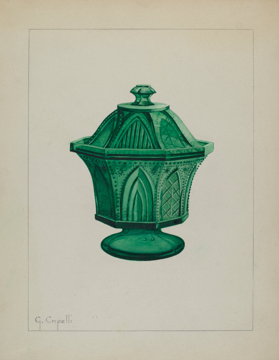 Sugar Bowl by Giacinto Capelli (American, active c. 1935), 16X12"(A3)Poster Print