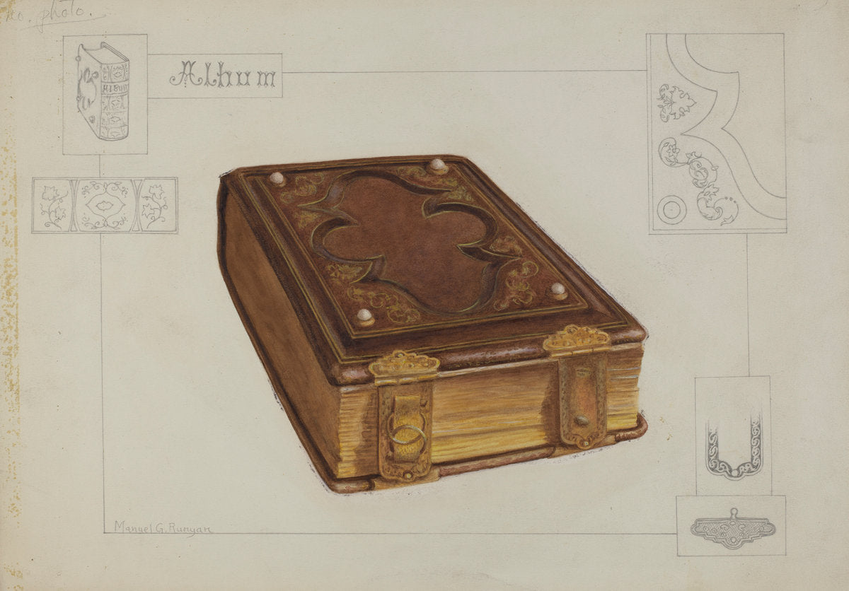 Photograph Album by Manuel G. Runyan (American, active c. 1935), 16X12"(A3)Poster Print