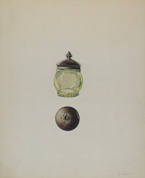 Salt Cellar by Grace Halpin (American, active c. 1935), 16X12"(A3)Poster Print