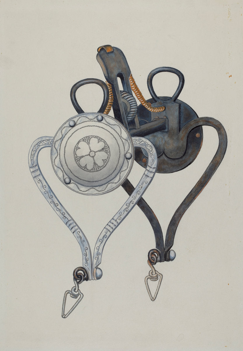 Bit by Dana Bartlett (American, 1882 - 1957), 16X12"(A3)Poster Print