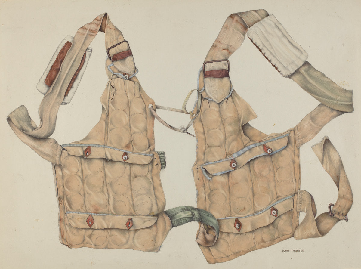 Money Vest by John Thorsen (American, active c. 1935), 16X12"(A3)Poster Print