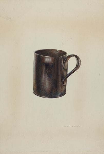Pa. German Moravian Loving Cup by Archie Thompson (American, active c. 1935), 16X12"(A3)Poster Print