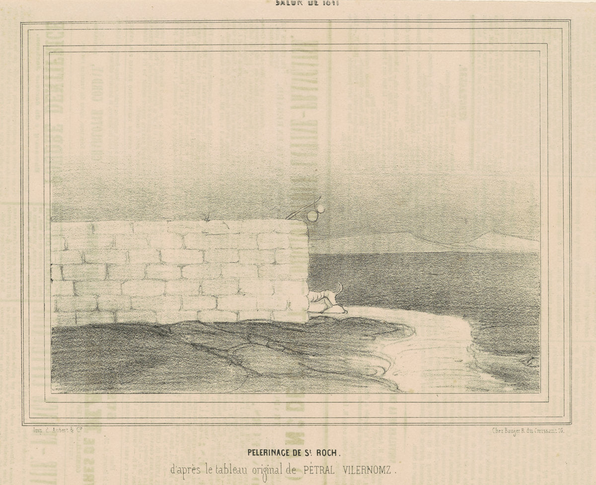 Pélerinage de St Roch by Honoré Daumier (French, 1808 - 1879), 16X12"(A3)Poster Print