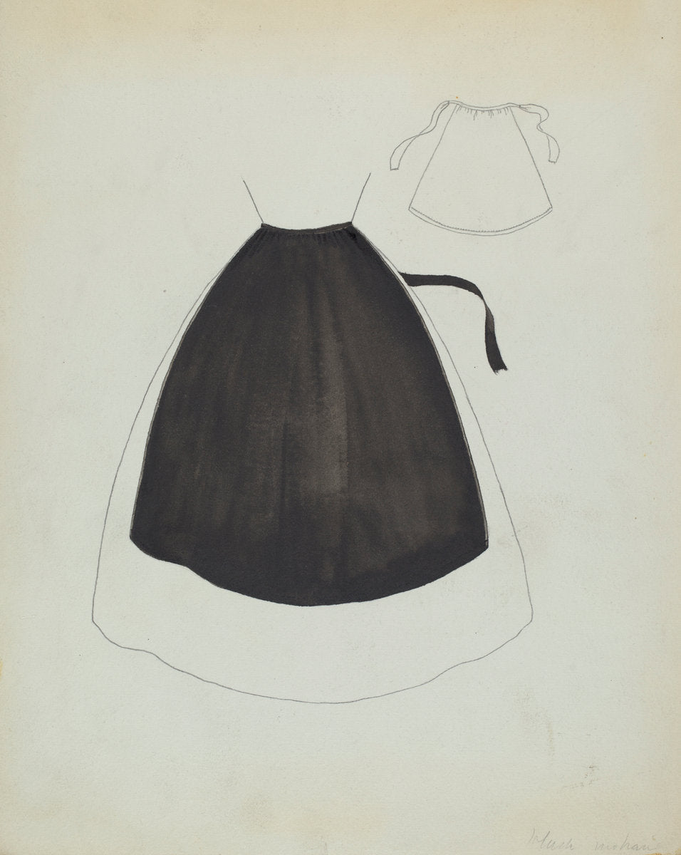 Apron by Hank Moran (American, active c. 1935), 16X12"(A3)Poster Print