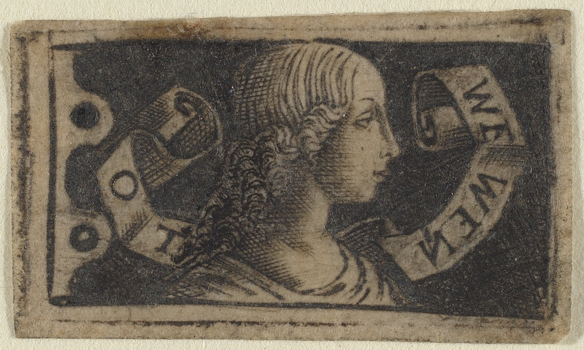 Head of a Girl with Curly Hair by Francesco Francia (Italian, c. 1447 - 1517), 16X12"(A3)Poster Print