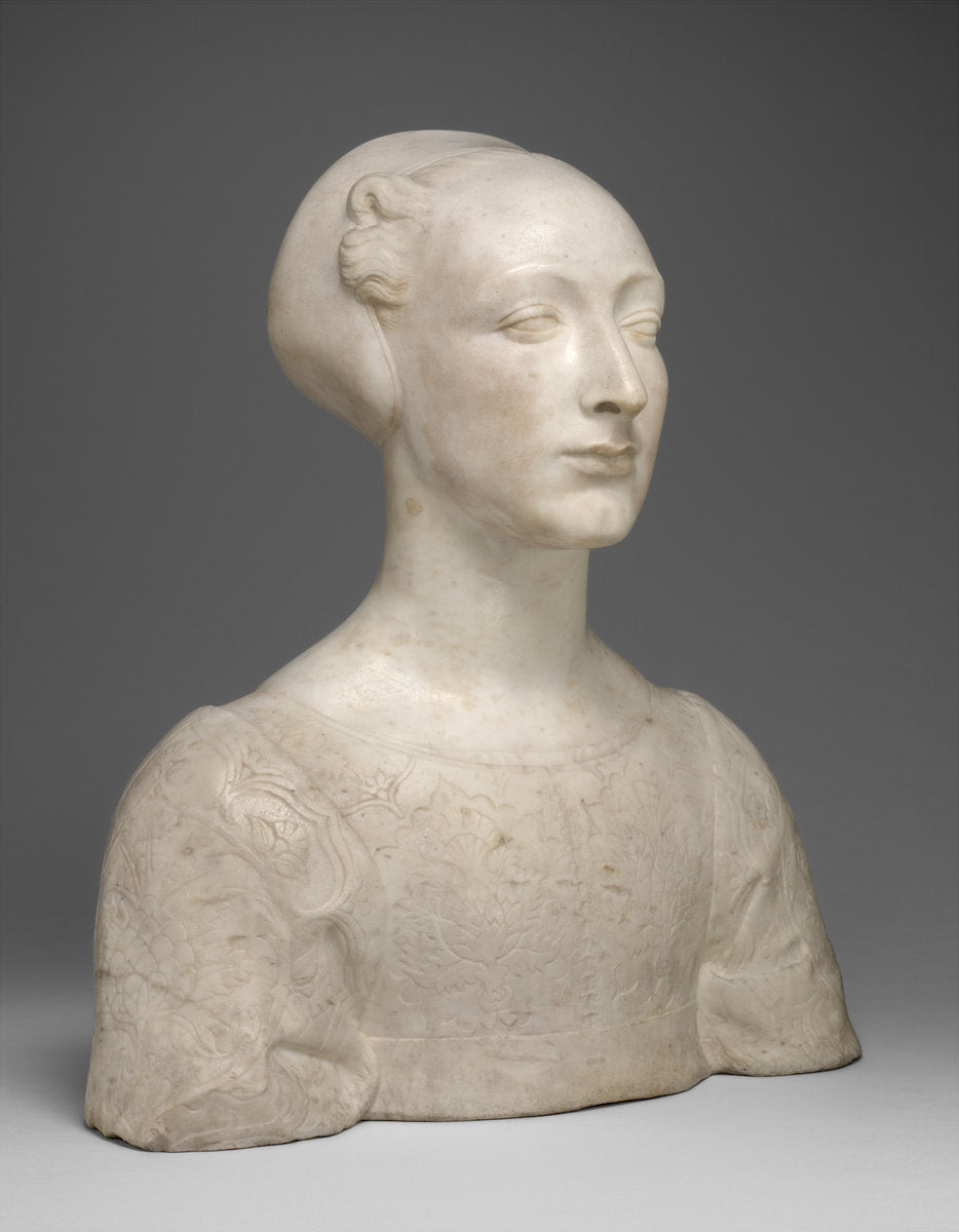 1475/1485 by Circle of Andrea del Verrocchio (A Lady), 16X12"(A3)Poster Print