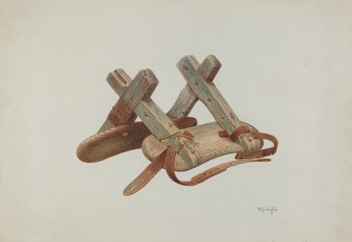 Pack Saddle by Cornelius Christoffels (American, active c. 1935), 16X12"(A3)Poster Print