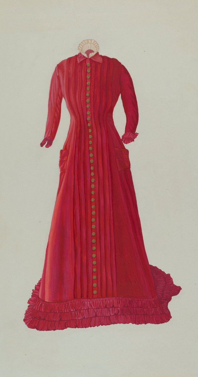 Tea Gown by Joseph L. Boyd (American, active c. 1935), 16X12"(A3)Poster Print
