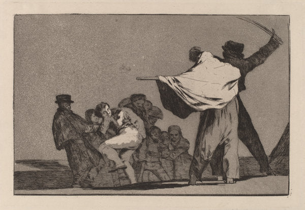 Disparate conocido (Well-Known Folly) by Francisco de Goya (Spanish, 1746 - 1828), 16X12"(A3)Poster Print