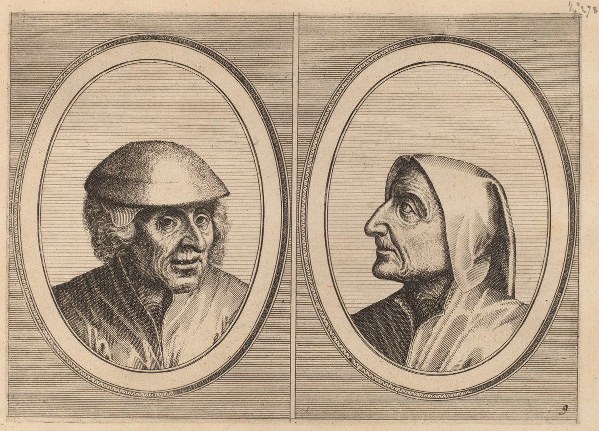 Kees Geldt-sack and "Kaarighe Truy" by Johannes and Lucas van Doetechum after Pieter Bruegel the Elder (Dutch, active 1554/1572; died before 1589), 16X12"(A3)Poster Print