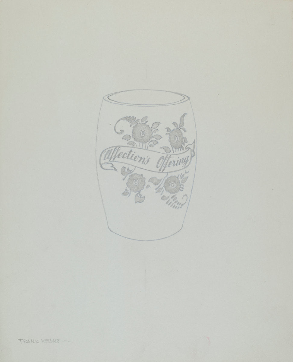 American "Bohemian" Glass Mug by Frank M. Keane (American, active c. 1935), 16X12"(A3)Poster Print