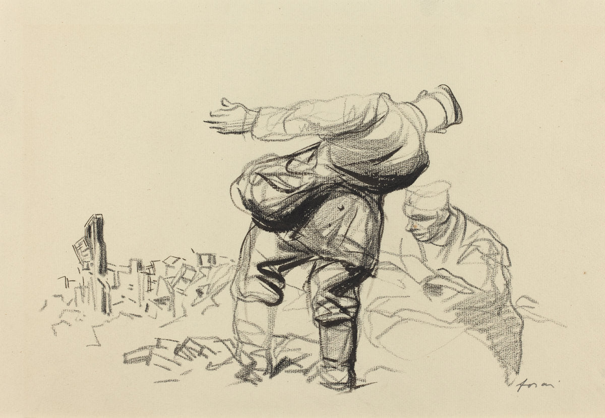 The Empire Destroys, The Republic Pays by Jean-Louis Forain (French, 1852 - 1931), 16X12"(A3)Poster Print