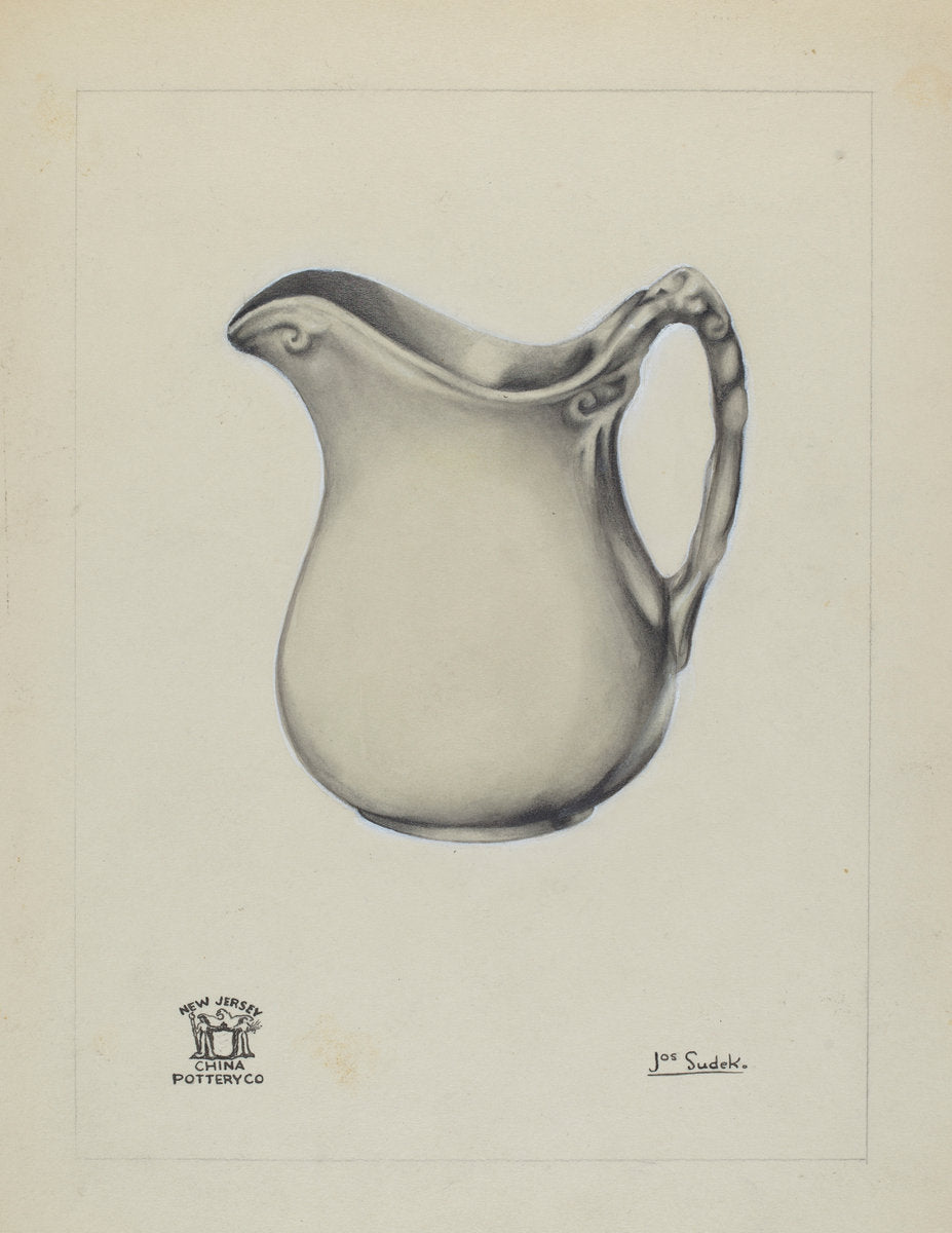 c. 1937 by Joseph Sudek (Pitcher), 16X12"(A3)Poster Print