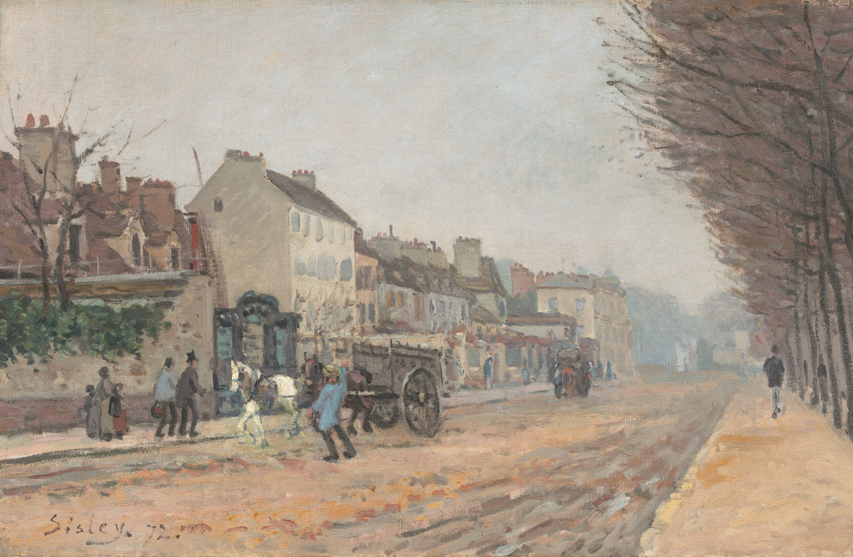 Boulevard Héloïse, Argenteuil by Alfred Sisley (French, 1839 - 1899), 16X12"(A3)Poster Print