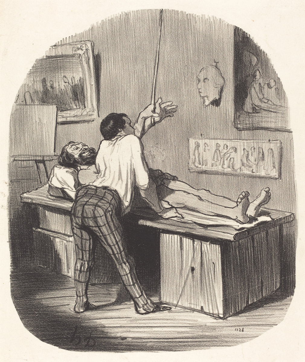 Comment, Saint-Gervais a pris cette... by Honoré Daumier (French, 1808 - 1879), 16X12"(A3)Poster Print