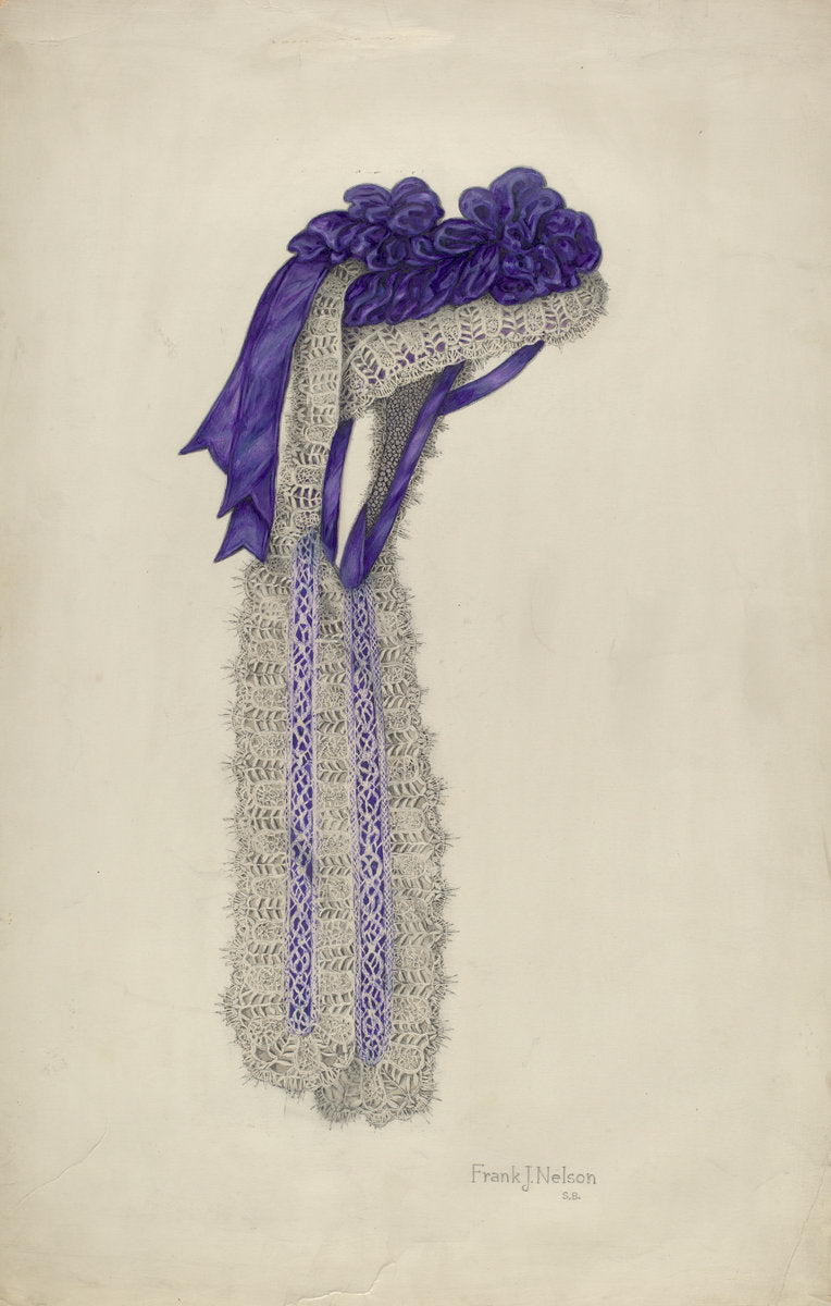 Straw Bonnet by Frank Nelson (American, active c. 1935), 16X12"(A3)Poster Print