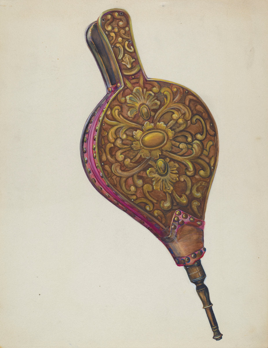 Bellows by Mina Lowry (American, 1894 - 1942), 16X12"(A3)Poster Print
