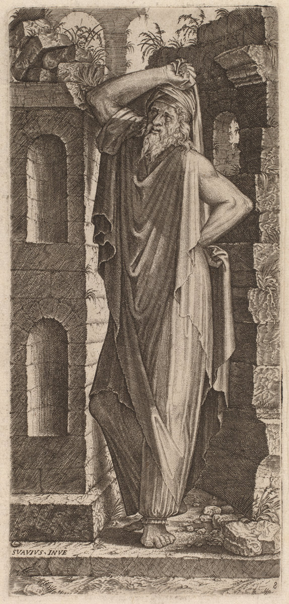Saint Philip by Lambert Suavius (Flemish, c. 1510 - 1567), 16X12"(A3)Poster Print