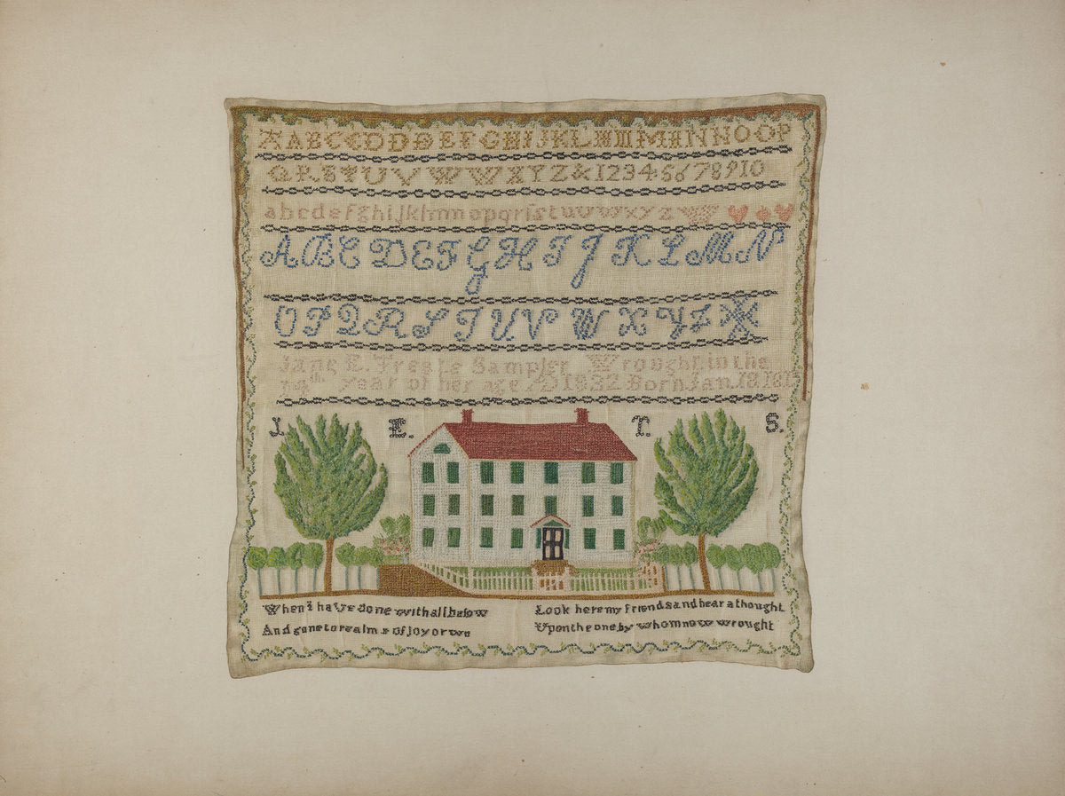 Sampler by Bruce Gentry (American, active c. 1935), 16X12"(A3)Poster Print