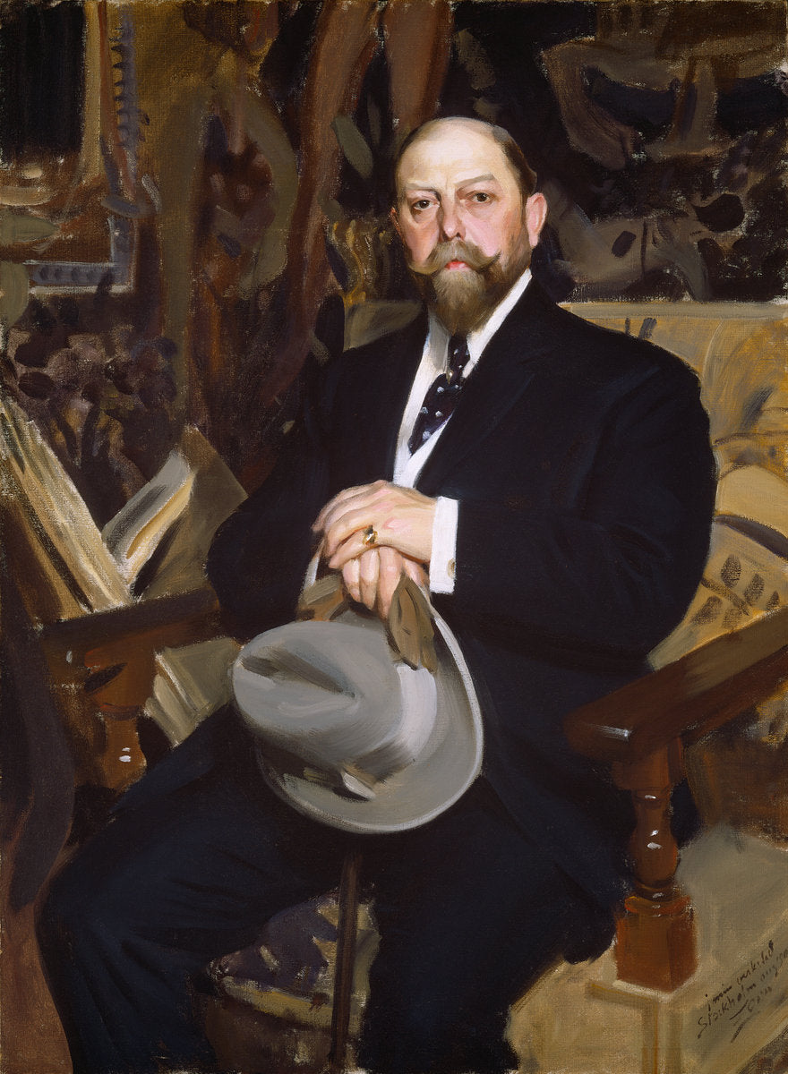 Hugo Reisinger by Anders Zorn (Swedish, 1860 - 1920), 16X12"(A3)Poster Print