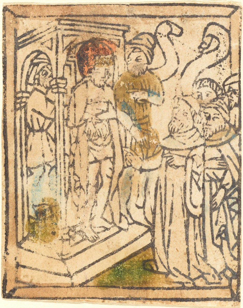 c. 1440/1450 by German 15th Century (Ecce Homo), 16X12"(A3)Poster Print