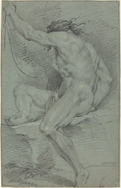 17th century by Italian 17th Century (Nude Figure (academic study)), 16X12"(A3)Poster Print