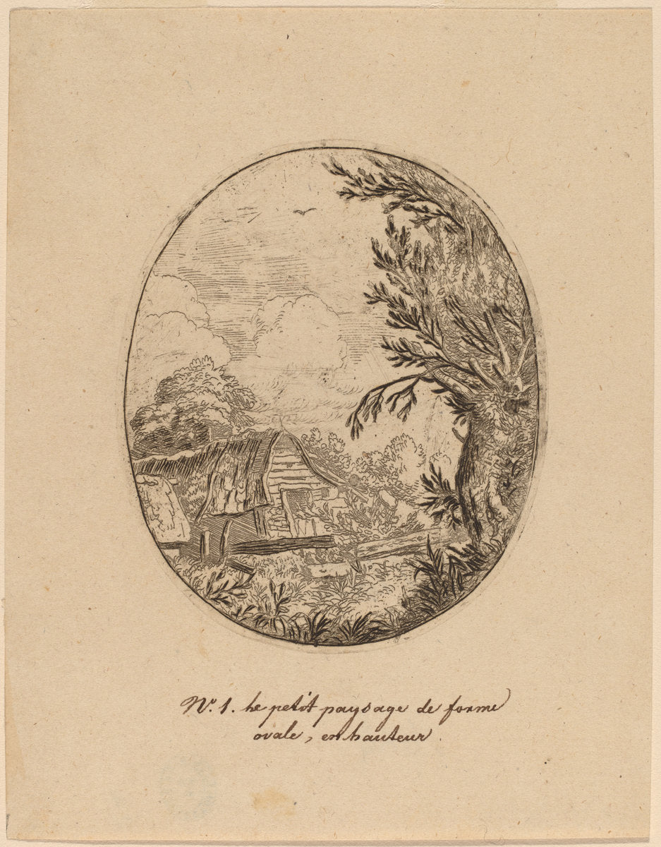 Hamlet between the Trees by Allart van Everdingen (Dutch, 1621 - 1675), 16X12"(A3)Poster Print