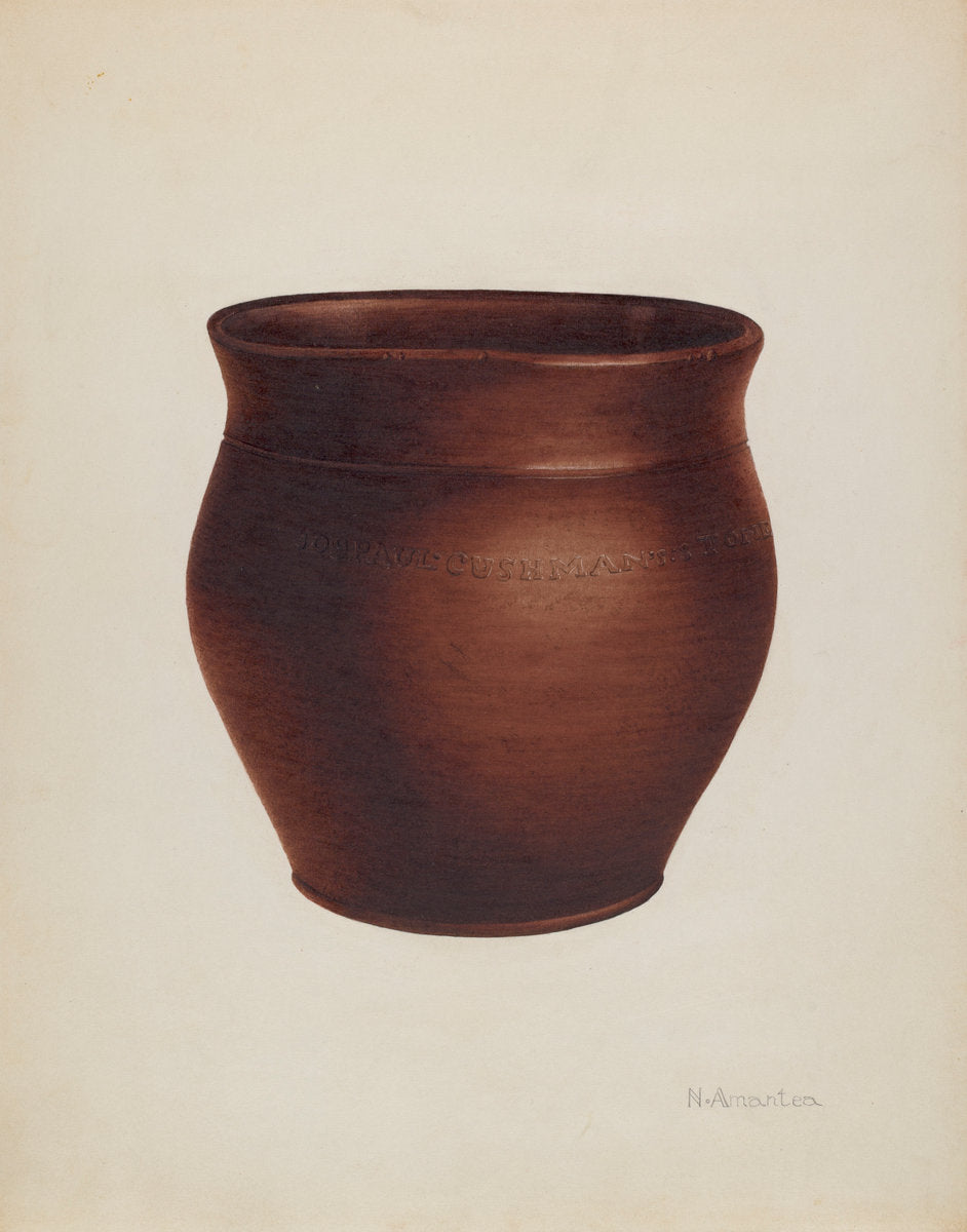 Pot by Nicholas Amantea (American, 1900 - 1978), 16X12"(A3)Poster Print