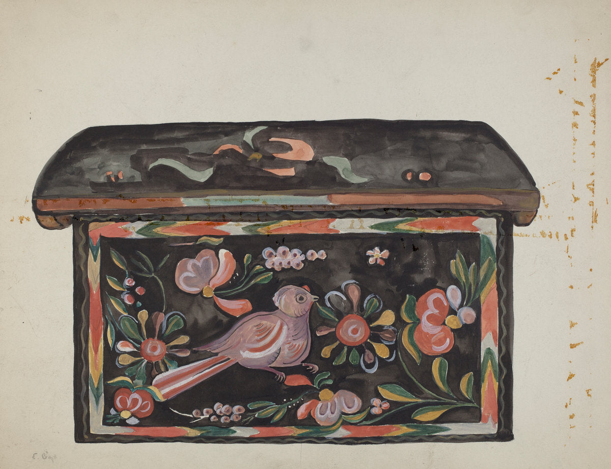 Native Pine Box by E. Boyd (American, active c. 1935), 16X12"(A3)Poster Print