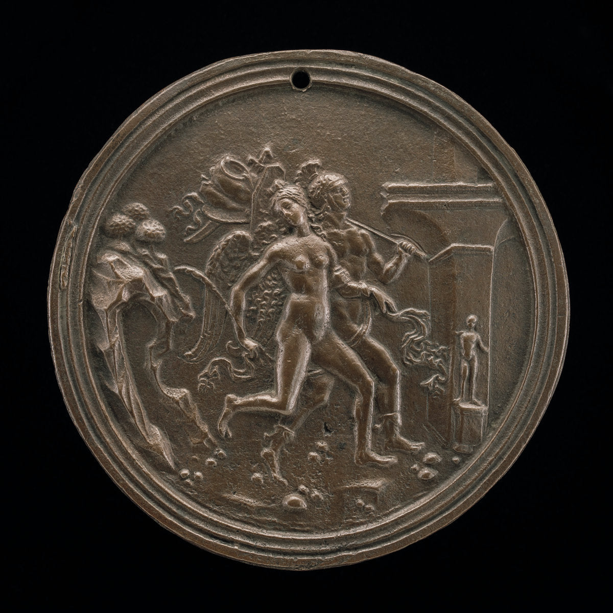 Mars and Victory by Moderno (Italian, 1467 - 1528), 16X12"(A3)Poster Print