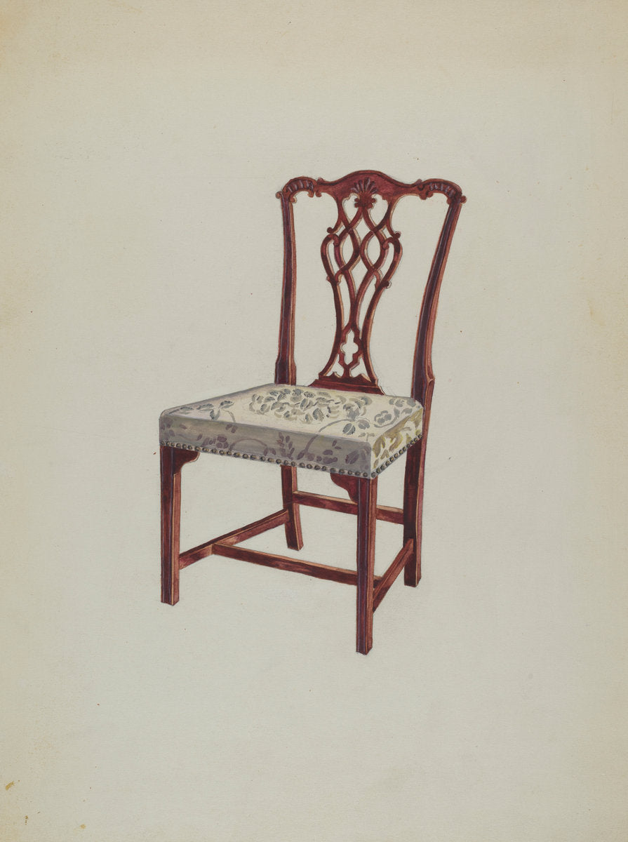 Chair by George Nelson (American, 1887 - 1978), 16X12"(A3)Poster Print
