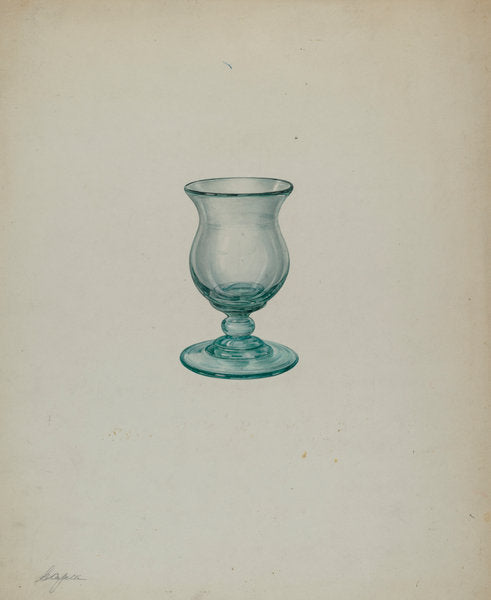 Blown Glass by Giacinto Capelli (American, active c. 1935), 16X12"(A3)Poster Print
